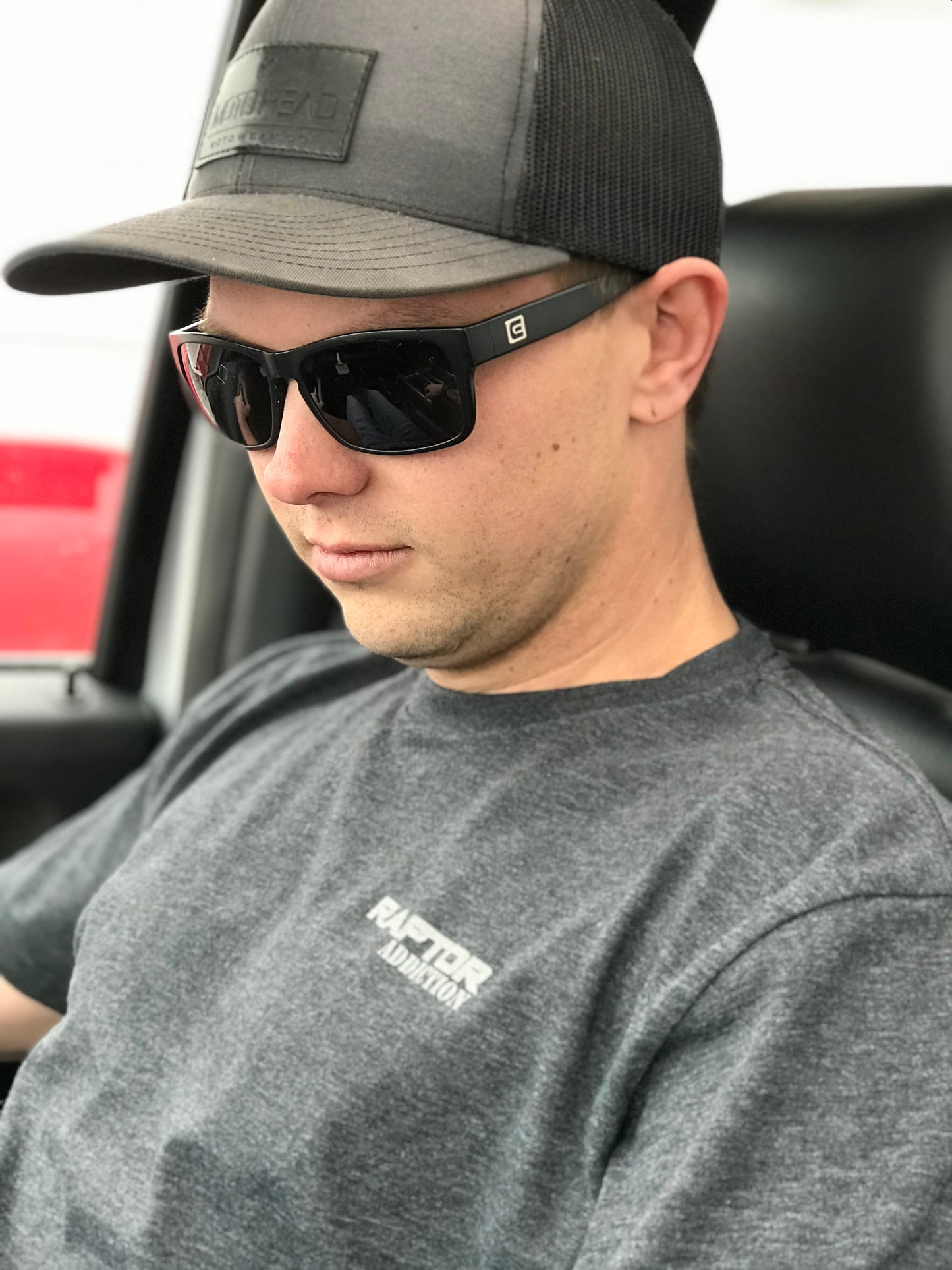 RaptorAddiction Flag T Shirt - Black