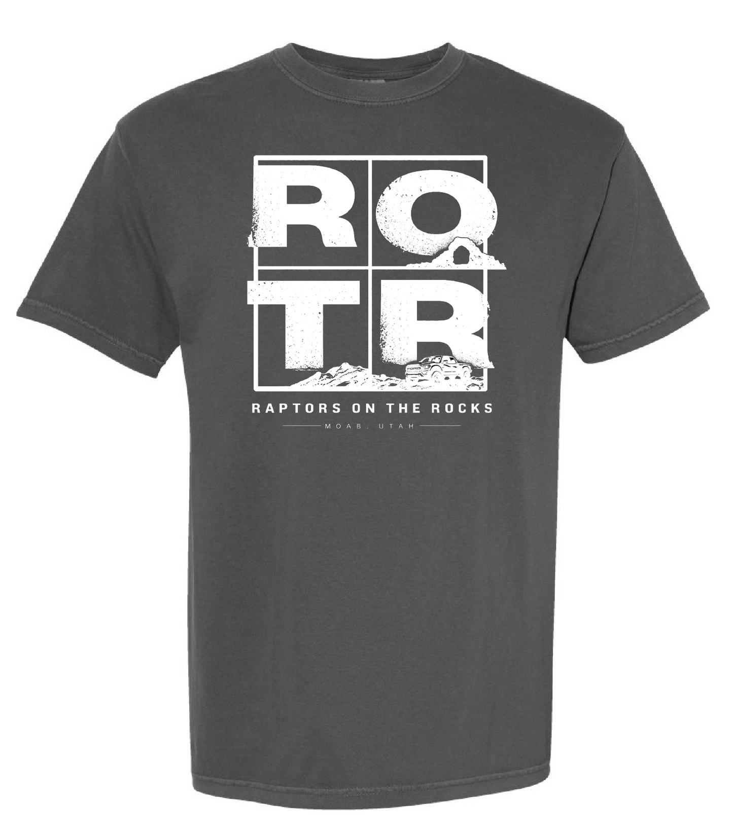 Unisex ROTR Grey Heavyweight Screenprint Shirt