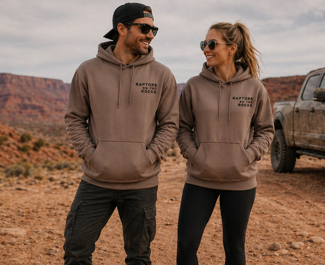 Unisex ROTR Savana Brown Midweight Pullover Hoodie Sweatshirt