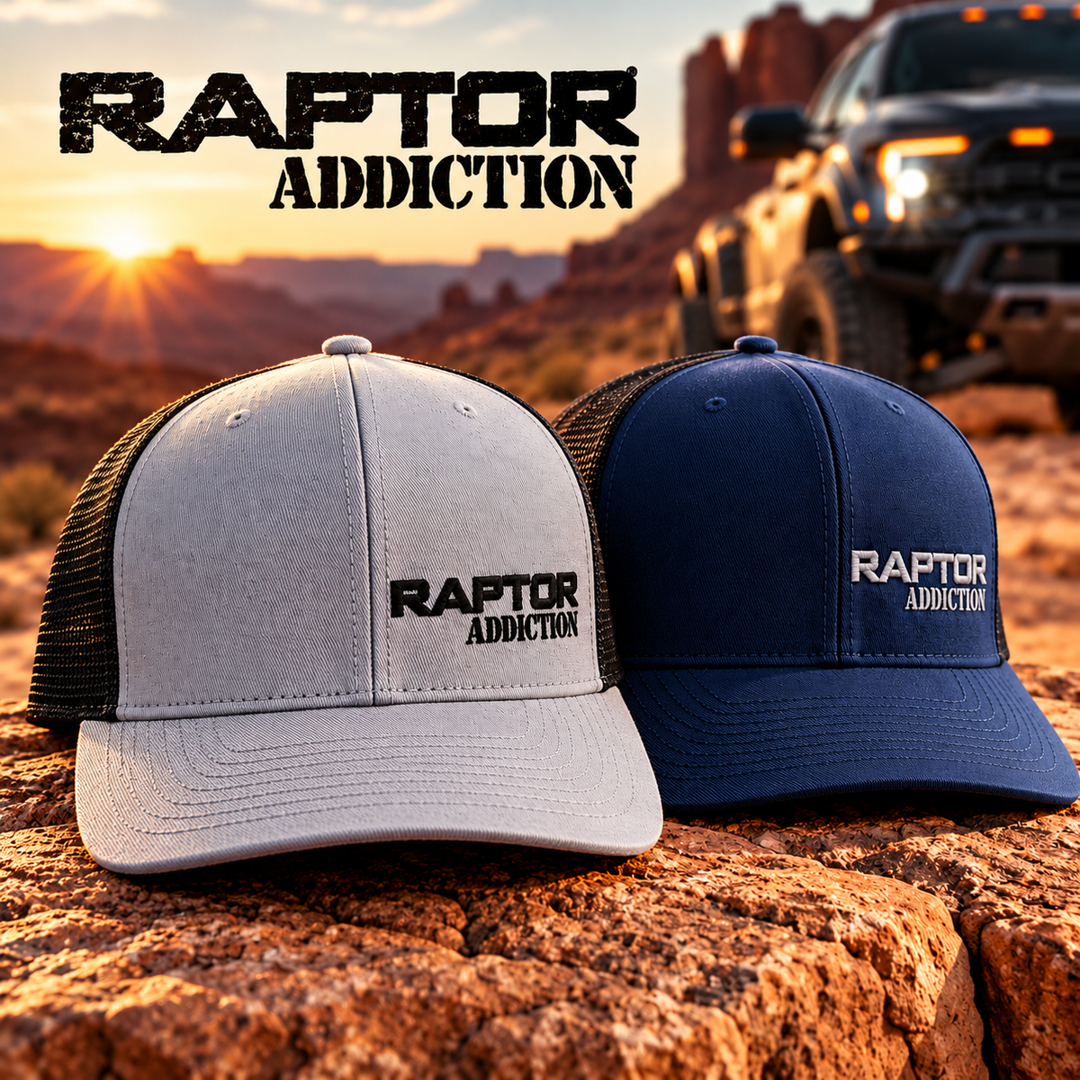 Raptor Addiction Trucker Hat